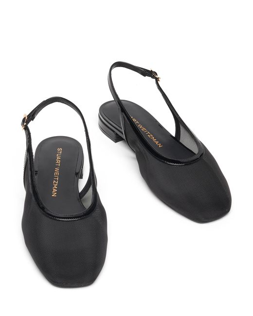 Bareitall Slingback Stuart Weitzman de color Black