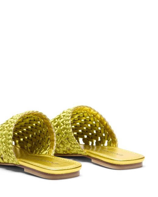 Stuart Weitzman Yellow Marina Mule