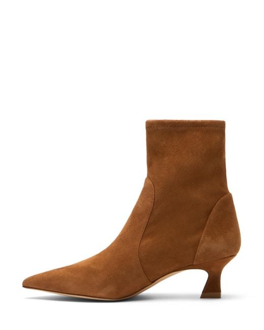 Stuart Weitzman Brown Vinnie Bootie 50