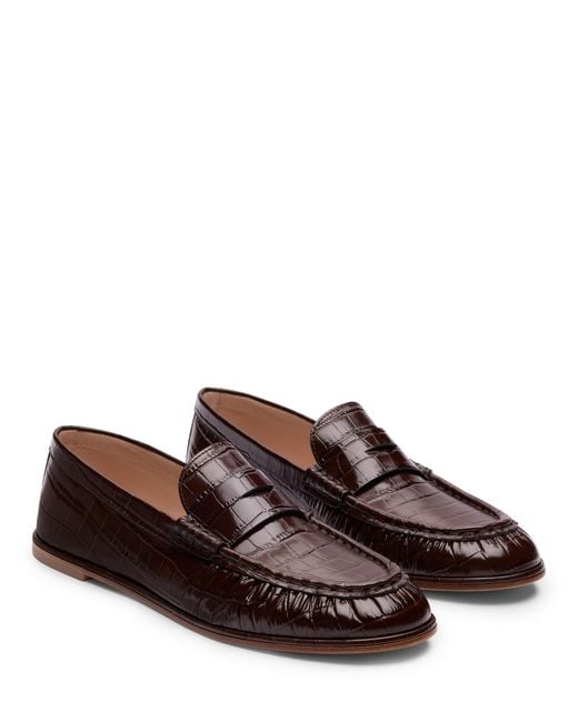 Spencer Loafer di Stuart Weitzman in Brown