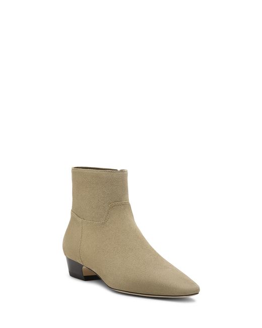 Stuart Weitzman Natural Stassi Zip Bootie