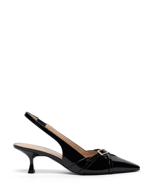 Stuart Weitzman Black Georgie Slingback 50
