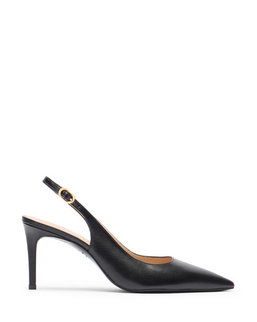 Stuart Weitzman Black Stuart Power Slingback 75