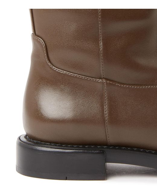 Stuart Weitzman Brown Sw Buckle Boot