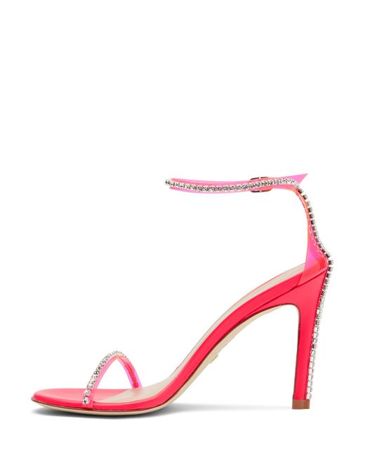 Stuart Weitzman Pink Nudistglam 100 Sandal
