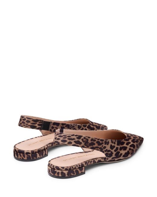 Stuart Weitzman Brown Stassi Slingback