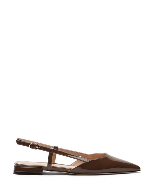 Stuart Weitzman Brown Vinnie Slingback