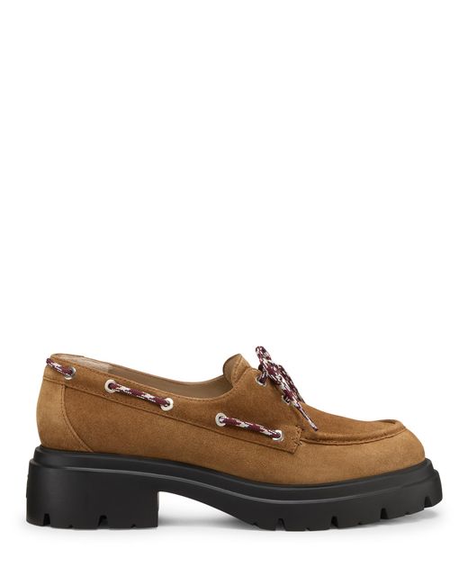 Stuart Weitzman Brown Hudson Moccasin
