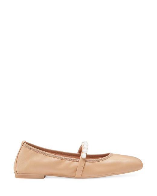 Stuart Weitzman Natural , Goldie Ballet Flat, Flats And Loafers,