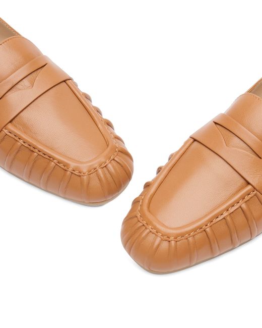 Stuart Weitzman Brown Brooks Loafer