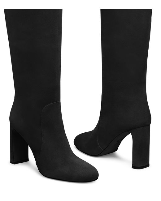 Stuart Weitzman Black Babette Over-The-Knee Tubo 85