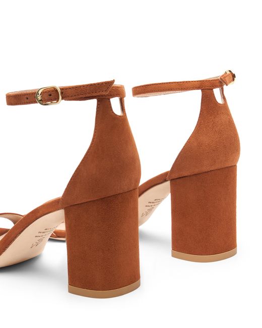 Stuart Weitzman Brown Nudist Block 75