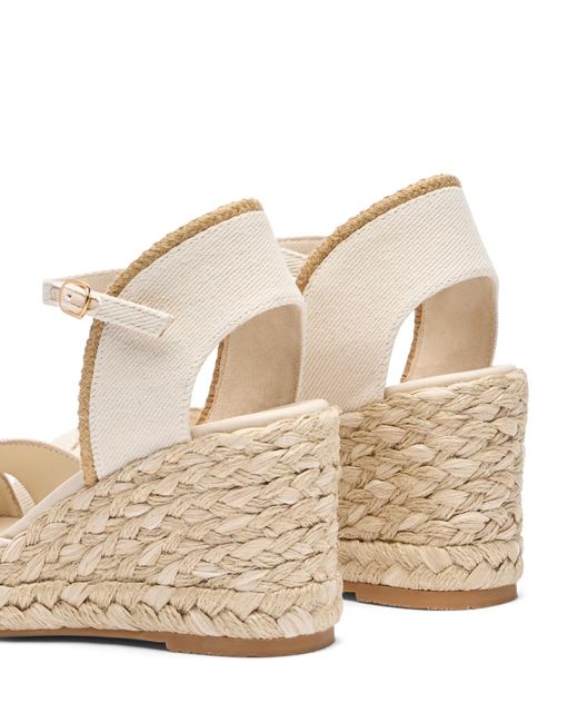 Stuart Weitzman Natural Mirela Ii Espadrille Wedge
