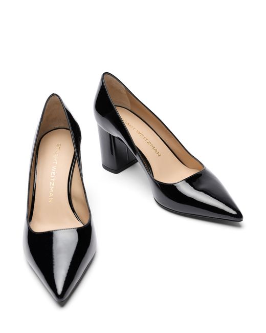 Stuart Weitzman Black Stuart Power Block 75
