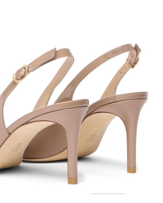 Stuart Weitzman Natural Stuart Power Slingback 75