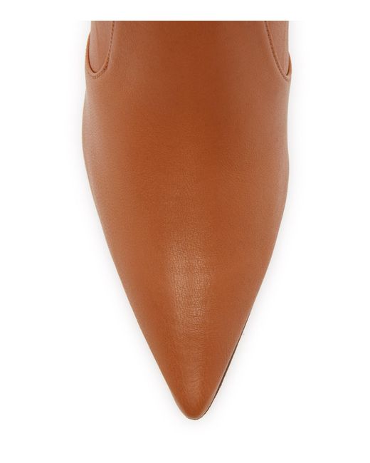 Stuart Weitzman Brown Xcurve 85 Sock Bootie