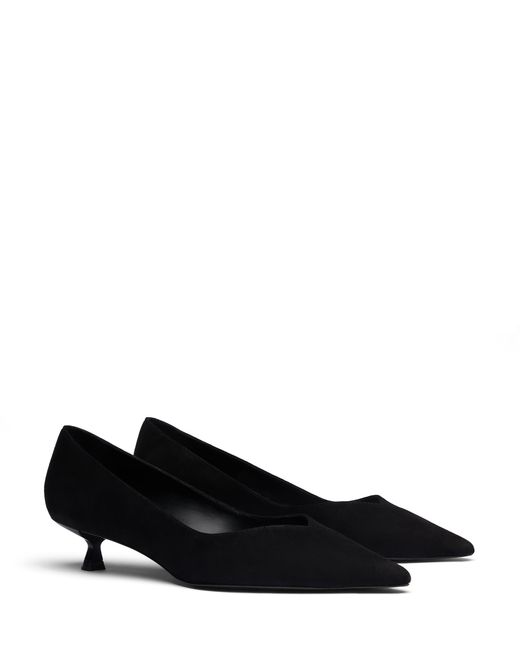 Stuart Weitzman Black Eva 35 Pump