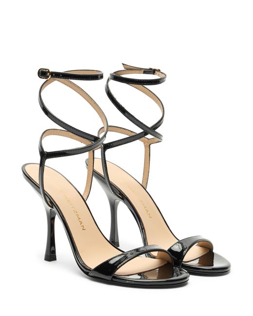 Stuart Weitzman Black Nudist Wrap 100