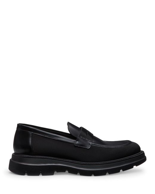 Stuart Weitzman Black Sw Club La Penny Loafer for men