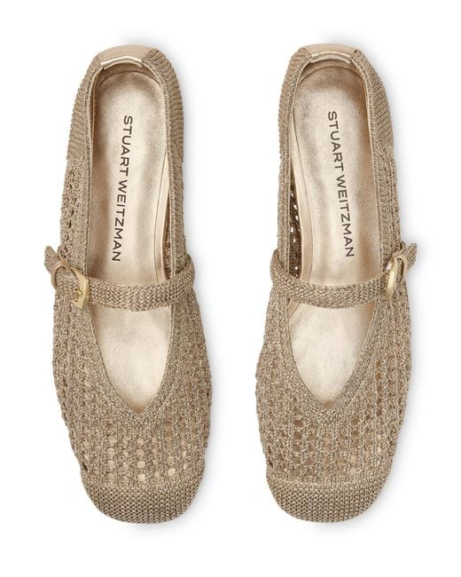 Stuart Weitzman Natural Leora Mary Jane