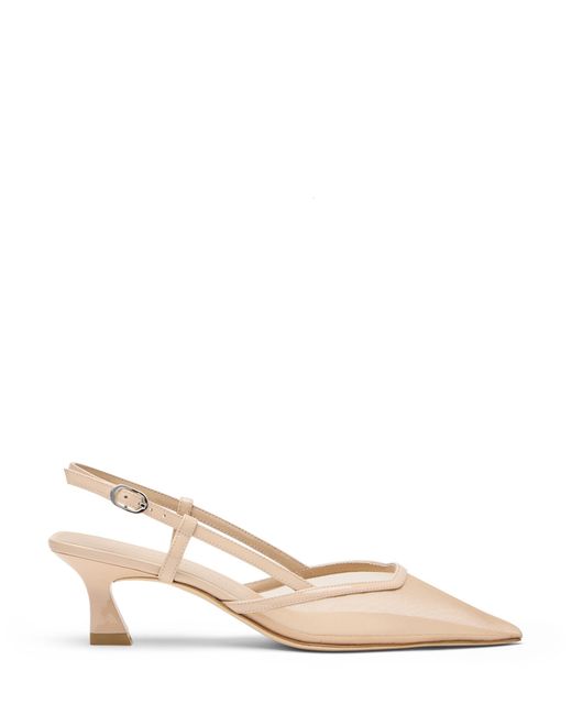 Stuart Weitzman Natural Vinnie 50 Slingback