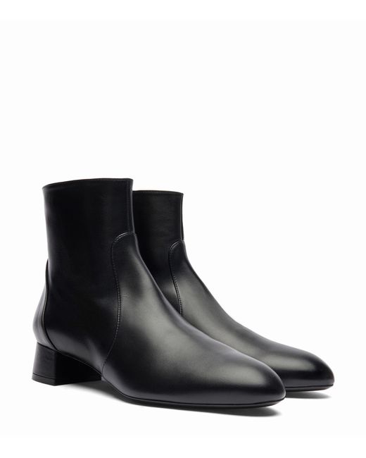 Stuart Weitzman Black , VIVIENNE 35 ZIP BOOTIE, STIEFEL UND STIEFELETTEN,