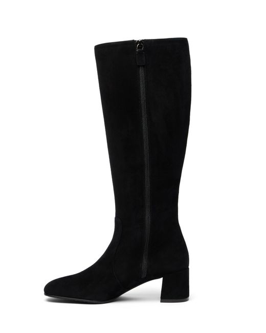 Stuart Weitzman Black Maeve Zip Boot