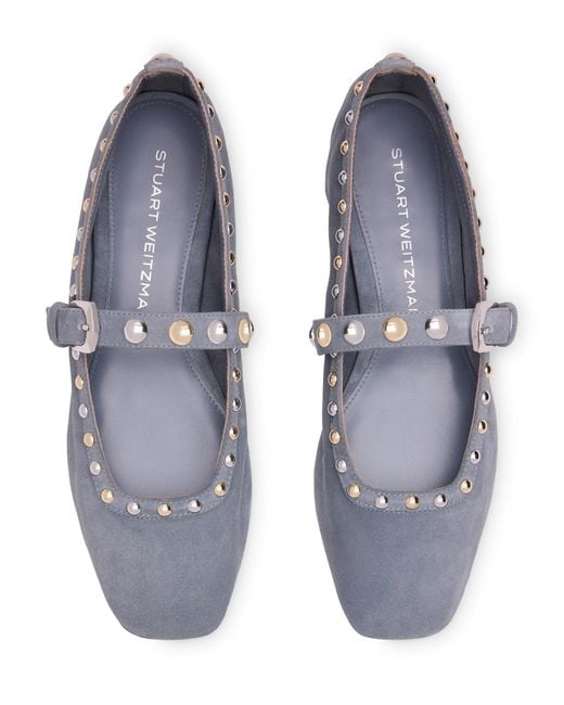 Stuart Weitzman White Perry Mary Jane
