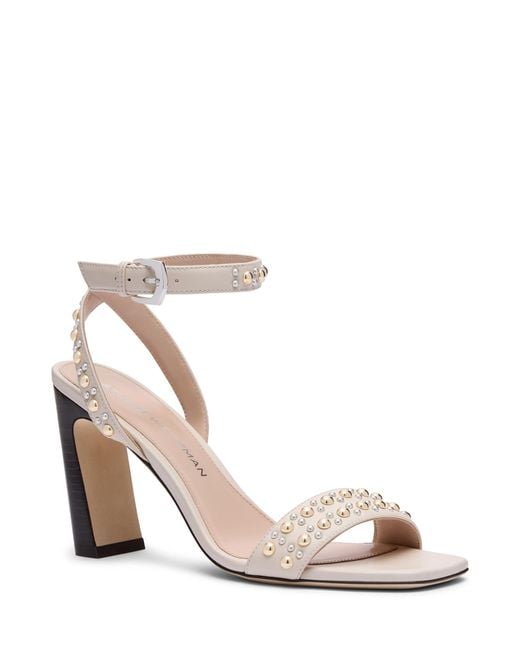 Stuart Weitzman Metallic Perry Sandal 85