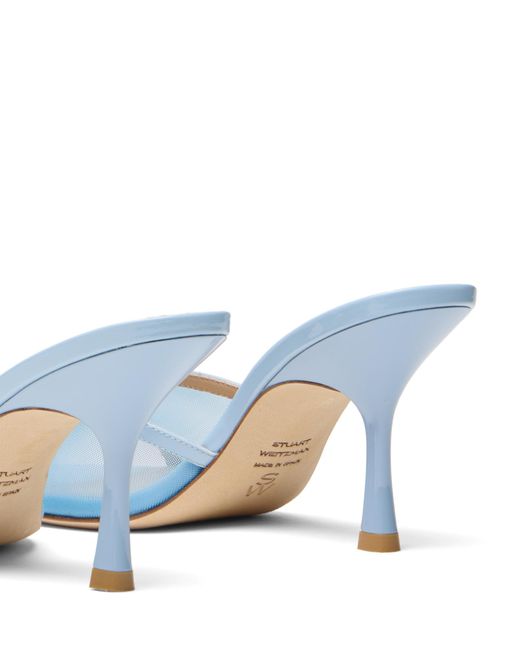 Stuart Weitzman Blue Bareitall Slide 85