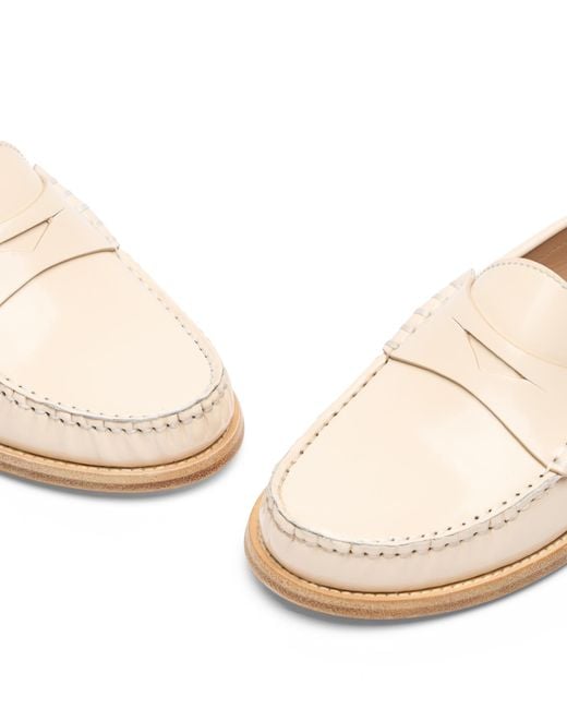 Stuart Weitzman Natural Lottie Loafer