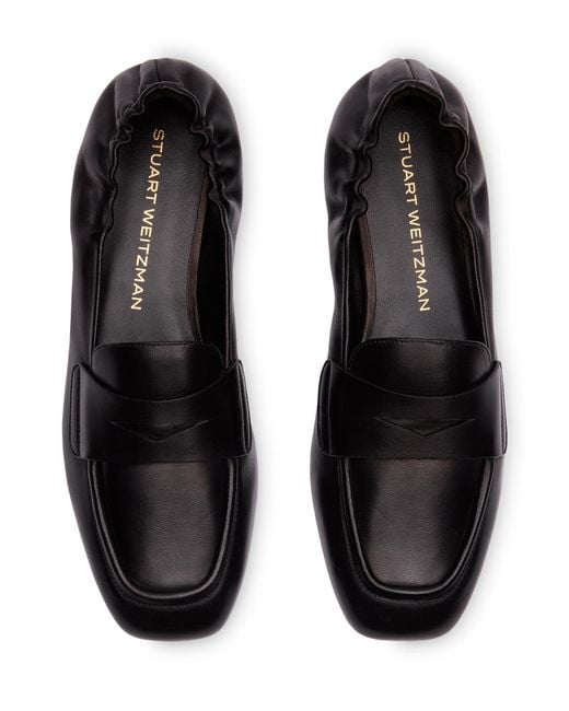 Stuart Weitzman Black Bryant Loafer