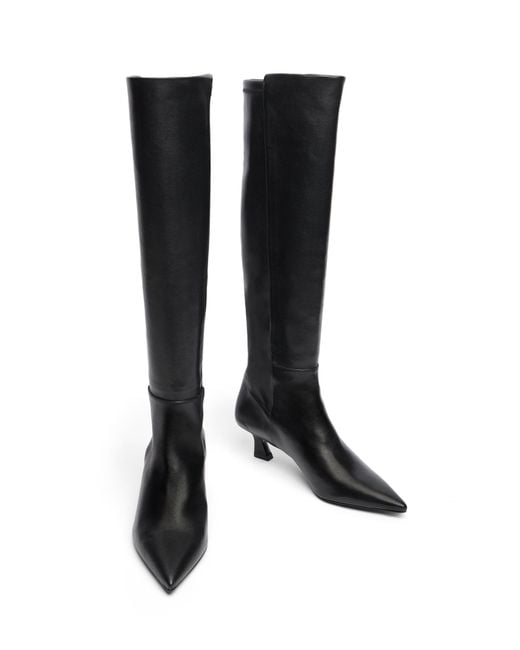 Stuart Weitzman Black 5050 Vinnie Boot 50