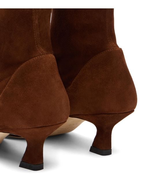 Stuart Weitzman Brown Vinnie Bootie 50