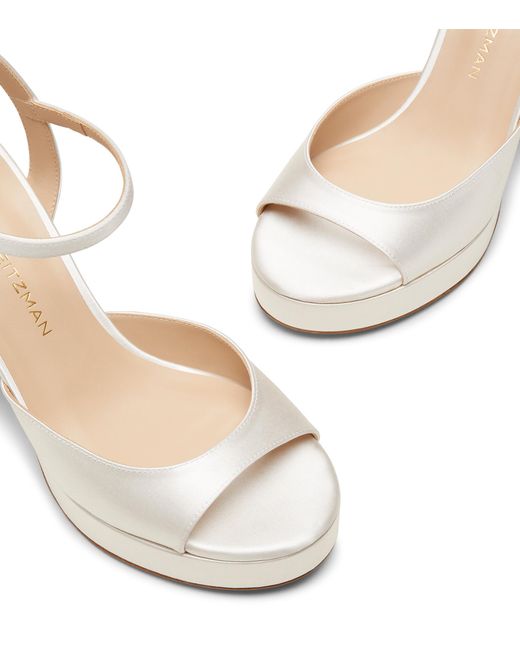Stuart Weitzman White Dayna Ii Platform