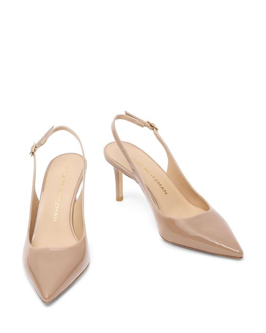 Stuart Weitzman Natural Stuart Power Slingback 75