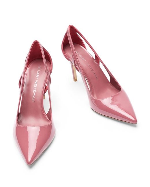 Stuart Weitzman Pink Stuart Power Cutout 85
