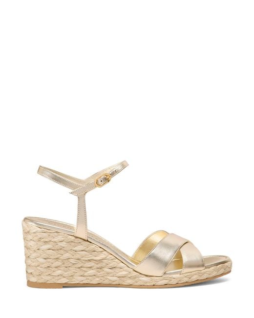 Stuart Weitzman Natural Dayna Espadrille Wedge
