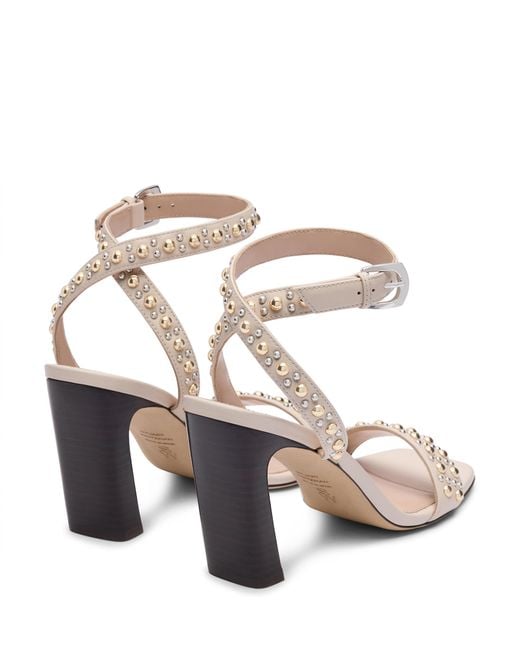 Stuart Weitzman Metallic Perry Sandal 85