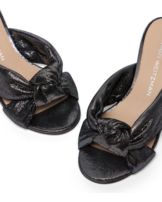 Stuart Weitzman Black Soplaya Slide 50