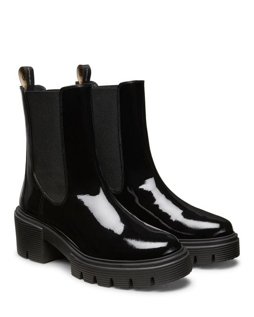Stuart Weitzman Black Soho Chelsea Bootie