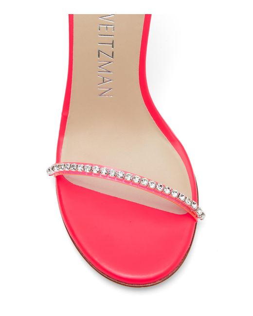 Stuart Weitzman Pink Nudistglam 100 Sandal