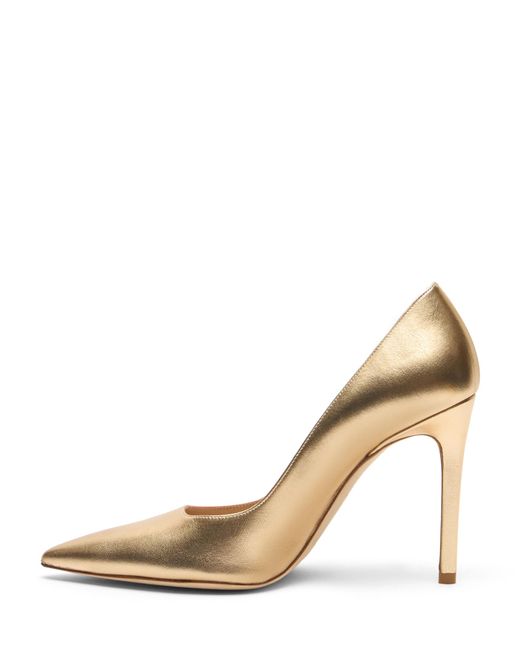 Stuart Weitzman Metallic Stuart Power Pump 100