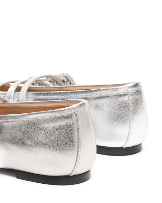 Stuart Weitzman White Celeste Mj Ballet