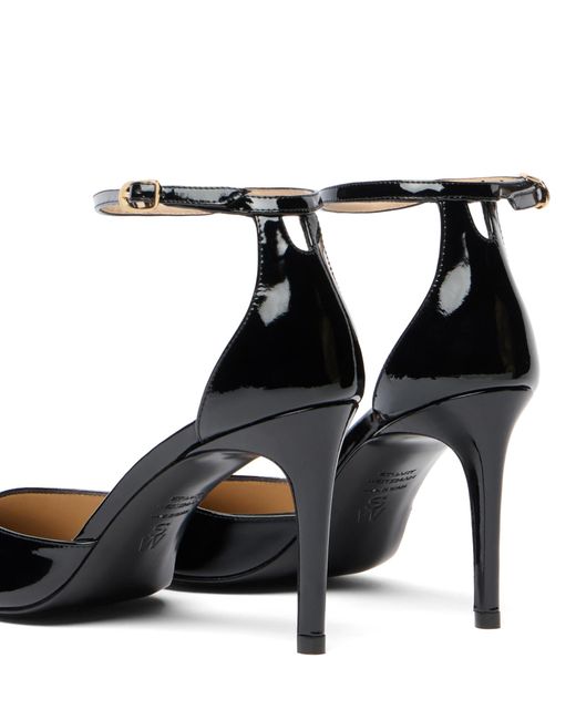Stuart Weitzman Black Stuart Power Strap 85