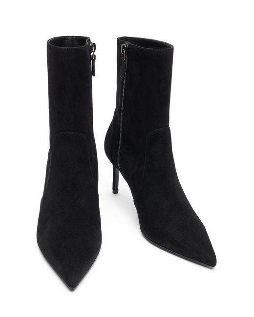 Stuart Weitzman Black Stuart Power Zip 75