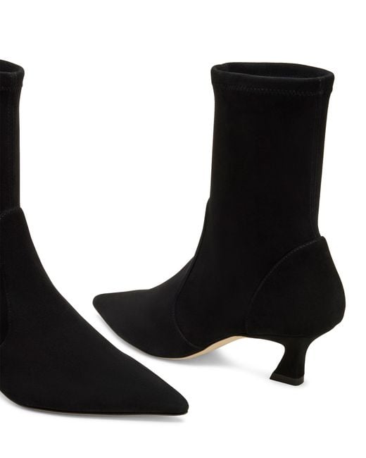 Stuart Weitzman Black Vinnie Bootie 50