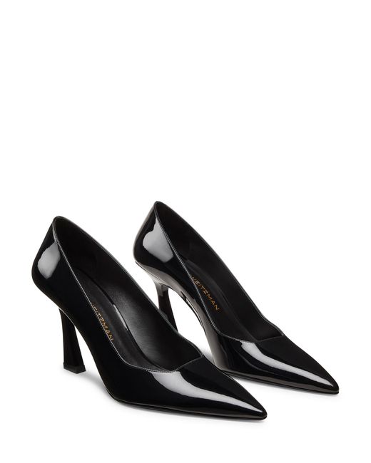 Stuart Weitzman Black Vinnie 85 Pump