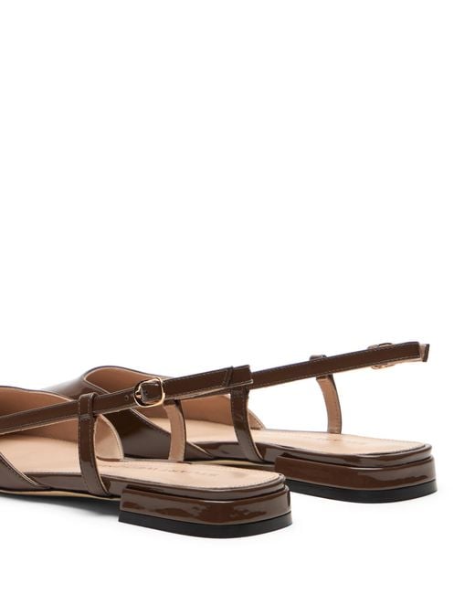 Stuart Weitzman Brown Vinnie Slingback