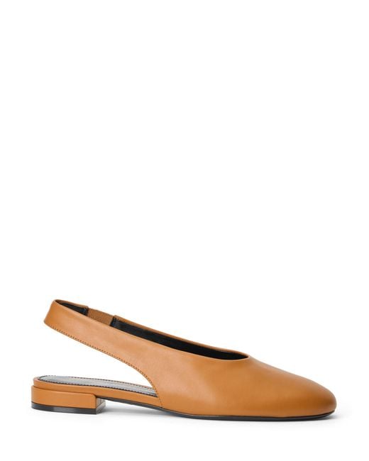 Stuart Weitzman Brown Lenny Slingback